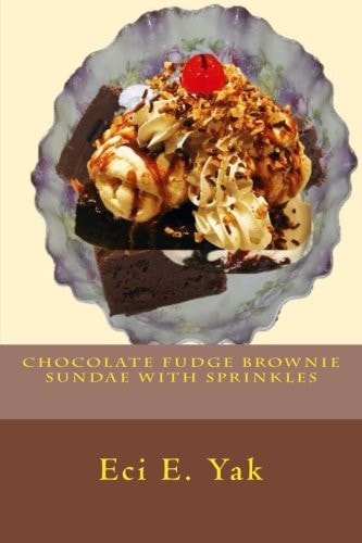 Chocolate Fudge Brownie Sundae with Sprinkles