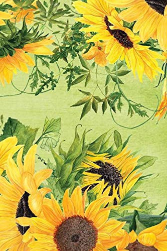 Sunflower College Ruled Notebook 6x9 200 Page 100 Sheet, Sunflower College Ruled Journal Notebook