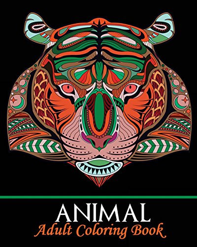 Animal Adult Coloring Book Stress Relief Coloring Book, Adorable Animal Drawings (Perfect for Beginners and Animal Lovers)