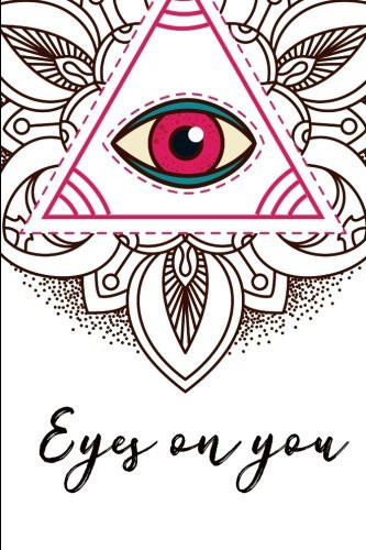 Eyes on You Blank Journal Book Vintage Style Lined Notebook 100 Pages (Large 6x9 Inches),blank Notebook for Write In, Blank Journal Book