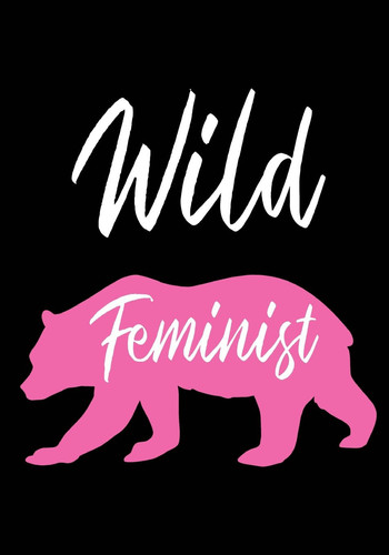 Wild Feminist Journal, Notebook, Great Gift for a Feminist, Diary