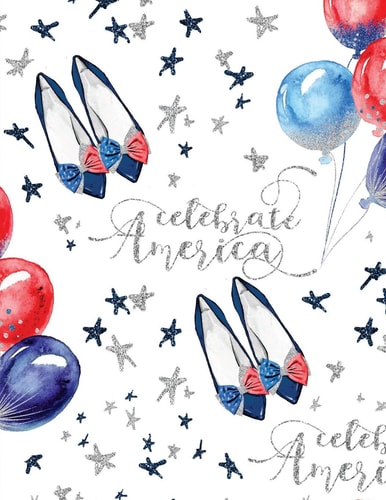 Celebrate America Patriotic Journal Lined Journal/Notebook