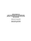 Improvements in Cost-Plus-Award-Fee Processes Are Needed to Ensure Millions Paid in Fees Are Justified: Department of Transportation