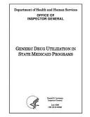 Generic Drug Utilization in State Medicaid Programs