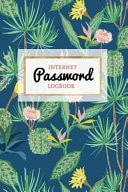 Internet Password Logbook Keep Your Passwords Organized in Style - Password Logbook, Password Keeper, Online Organizer Cactus Design