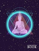 Composition Book Merkabah Sitting Buddha Dot Grid Journal - Yoga Experience Mindfulness Pain Anxiety Workbook for Tracking Habits Exercise Macros for Women Girls Teens - Large (8. 5 X 11)