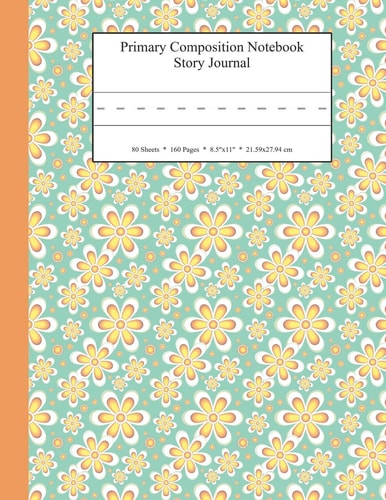 Primary Composition Notebook Story Journal Educational Writing and Drawing Handwriting Activity Workbook