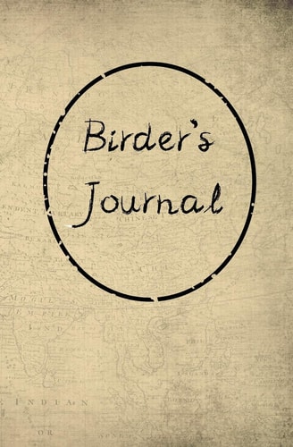 Birder's Journal Fun Hand-Drawn Bird Watching Log Book