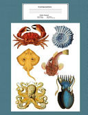 Vintage Marine Life Wide Ruled Composition Book 7. 44 X 9. 69 Inches, 200 Pages