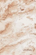 Journal Daily Blank 90 Day Wide Ruled Lined Journal: Lightweight Paper Realistic Brown White Marble Covered Notebook Cover