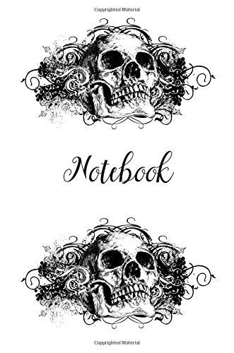 Notebook Skull, Journal A5, Ruled Diary