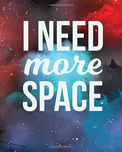 I Need More Space Bullet Dot Journal Watercolor Galaxy