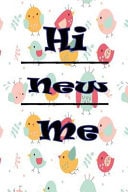 Hi New Me Daily Meal Shopping List Journal Foods Notes, Create Menu Prep Book for Records Your Meal Table Diary Log, Tracking and Planning for Body Slim Shave. Size 6*9 Inches. a Colorful Cover