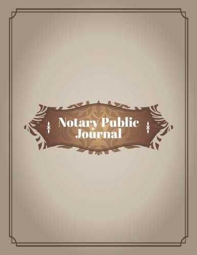 Notary Public Journal Notarial Record Log Book - Tortilla
