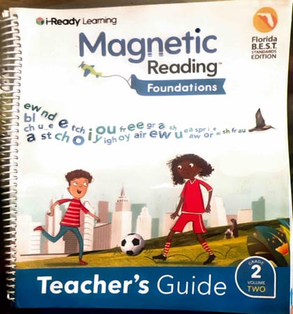 I Ready Learning , Magnetic Reading , Foundations , Florida Edition ,Teacher´s Guide , Grade 2 ,Volume Two.