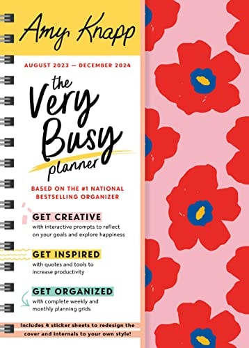 Amy Knapp's The Very Busy Planner 2024: 17-Month Weekly Organizer for Women