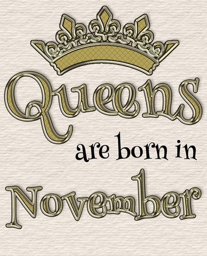 Queens Are Born in November 7. 5 X9. 25 100 Lined Journal Pages for Your Diary