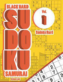 Black Hard Sudoku Samurai Vol. 1 Sudoku Hard