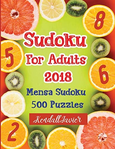 Sudoku for Adults 2018 Mensa Sudoku 500 Puzzles