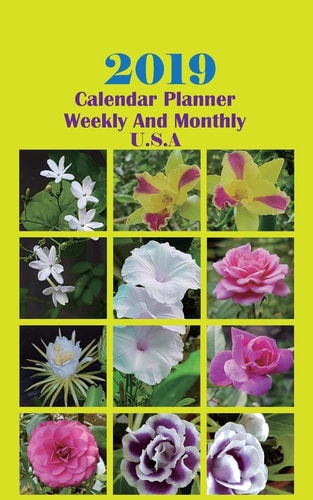 2019 Calendar Planner Weekly and Monthly U. S. A
