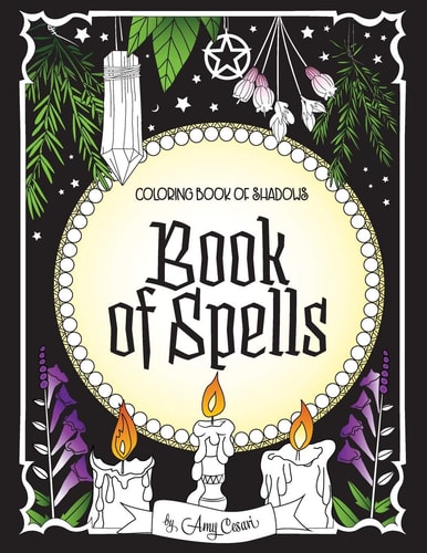 Coloring Book of Shadows Book of Spells