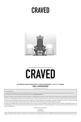 CRAVED The Secret Sauce to Building a Highly-Successful, Standout Brand