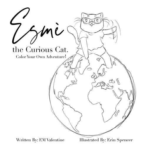 Esmè the Curious Cat Color Your Own Adventure!