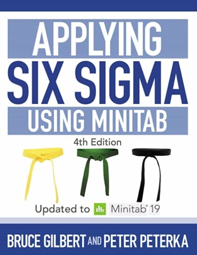 Applying Six Sigma Using Minitab 4th Edition Updated to Minitab 19 Color