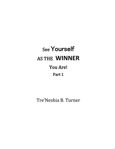 See Yourself as the Winner You Are Part 1