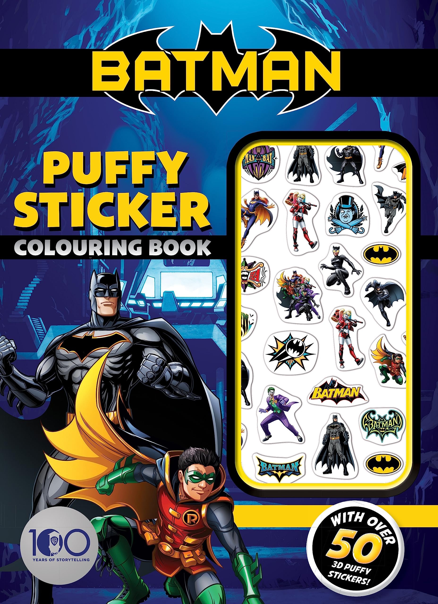 Batman: Puffy Sticker Colouring Book