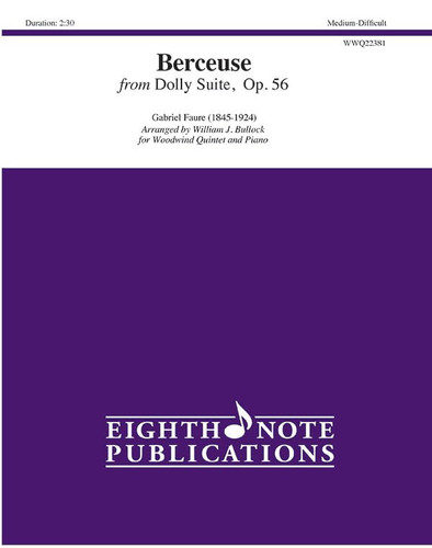Berceuse from Dolly Suite, Op. 56 Conductor Score & Parts