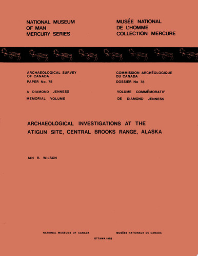 Archaeological Investigations at the Atigun Site, Central Brooks Range, Alaska