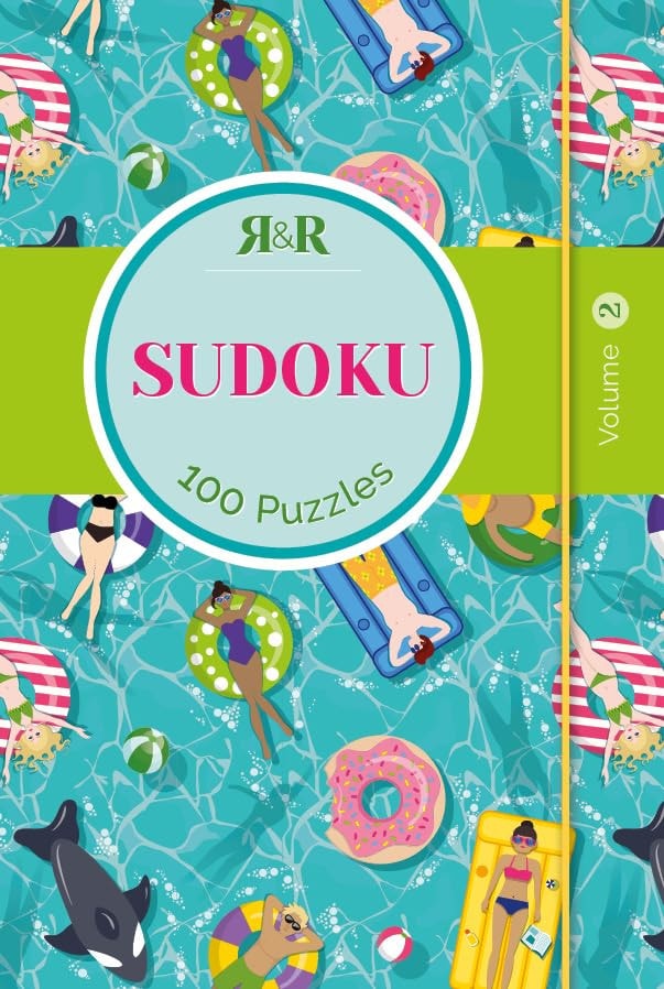 PAPP R&R Pocket Sudoku Puzzle Book, Compact Travel Size Sudoku Book - Ideal for Relieve Stress, Boost Your Mood, Relax at Home and Office Breaks, Volume 2