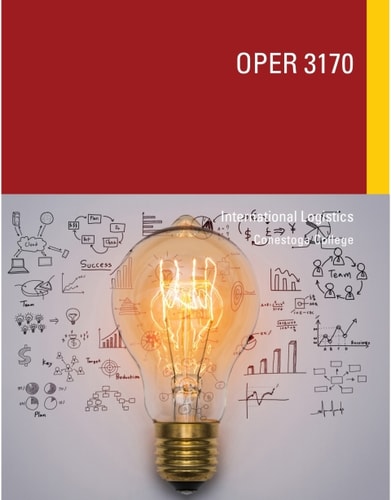 Custom eBook: OPER 3170 International Logistics, Conestoga College