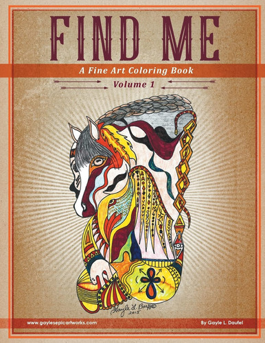 Find Me A Fine Art Coloring Book - Volume 1