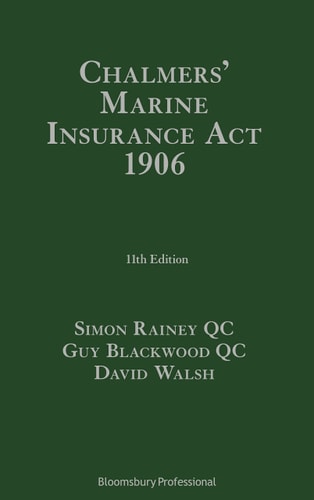 Chalmers' Marine Insurance Act 1906
