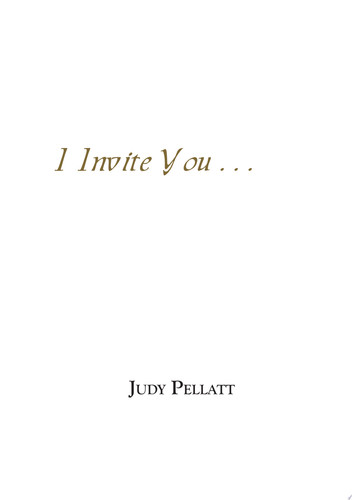 I Invite You