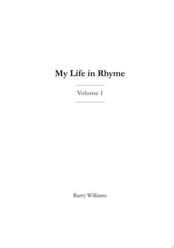 My Life in Rhyme