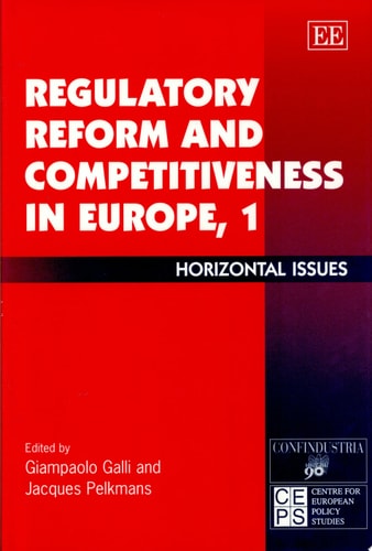 Regulatory Reform and Competitiveness in Europe: Horizontal issues
