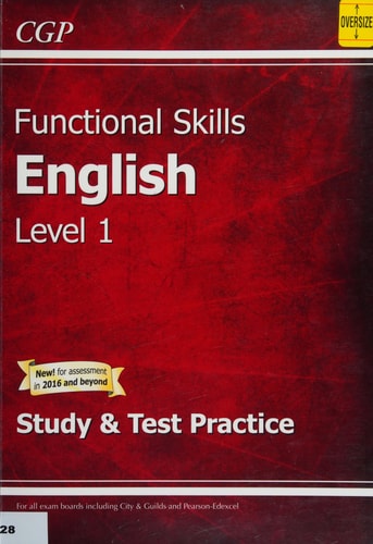 Functional Skills English Study & test practice. Level 1