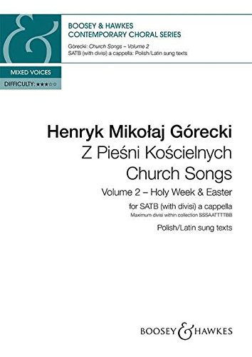 Z piesni koscielnych = church songs, vol. 2 - holy week and easter : for SATB a cappella
