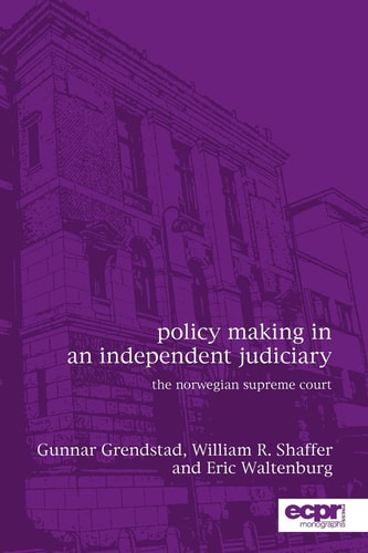 Policy Making in an Independent Judiciary The Norwegian Supreme Court