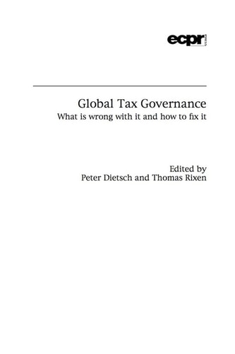 Global Tax Governance