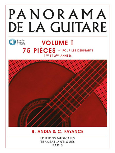 RAFAEL ANDIA : PANORAMA DE LA GUITARE - VOL. 1 +CD (French Edition)