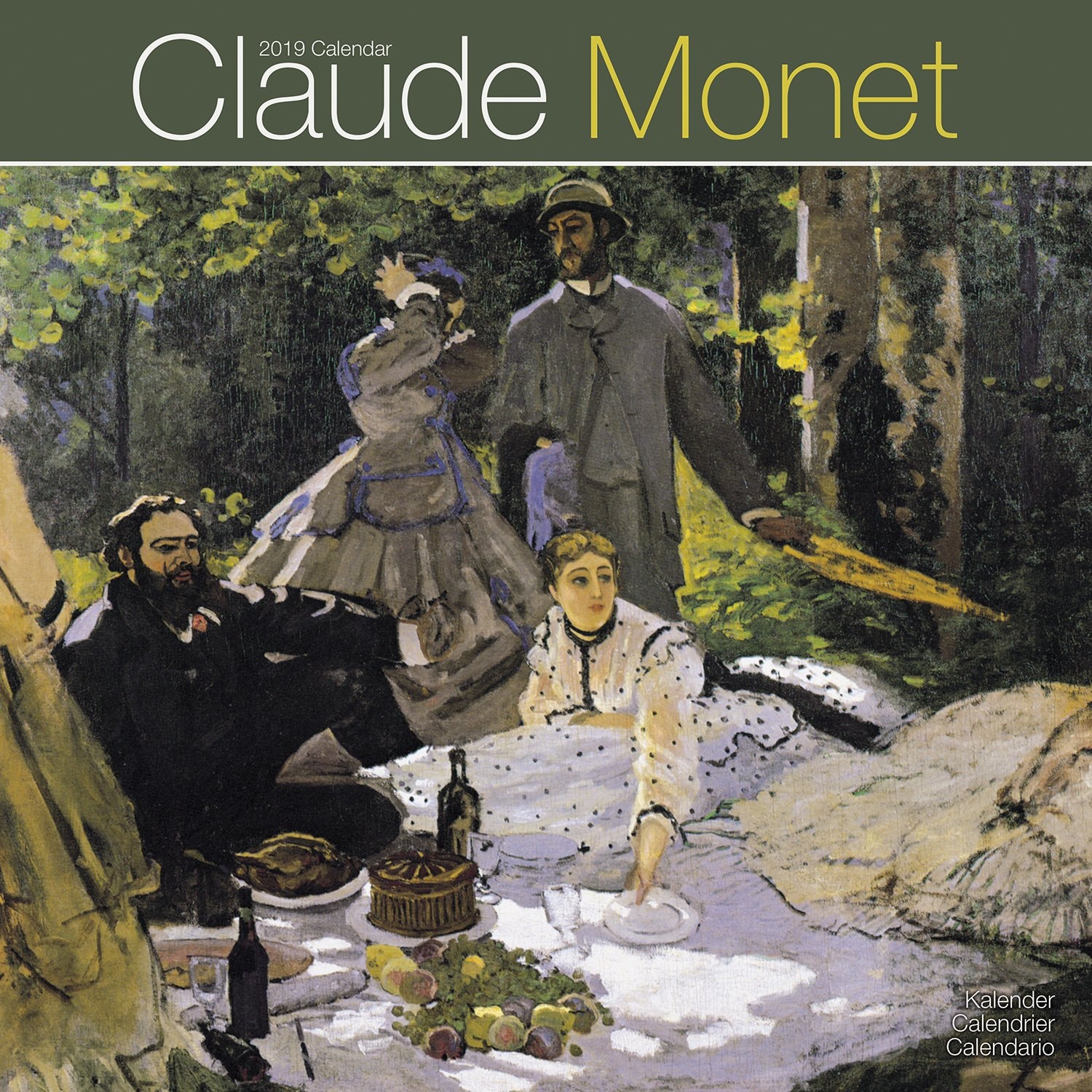 Claude Monet Calendar - 2019 Wall Calendar
