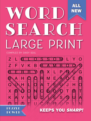 WORD SEARCH LARGE PRINT (PINK) Word Play Twists and Challenges