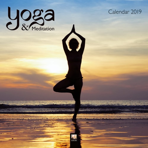 Yoga & Meditation 2019 Monthly Wall Calendar