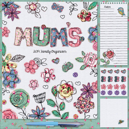 Mums Fabric Household P W 2019 (Square Planner)