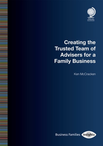 Creating the Trusted Team of Advisers for a Family Business