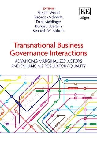 Transnational Business Governance Interactions Advancing Marginalized Actors and Enhancing Regulatory Quality
